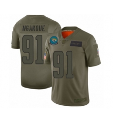 Jacksonville Jaguars #91 Yannick Ngakoue Limited Camo 2019 Salute to Service Football Jersey