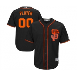 San Francisco Giants Customized Replica Black Alternate Cool Base Baseball Jersey