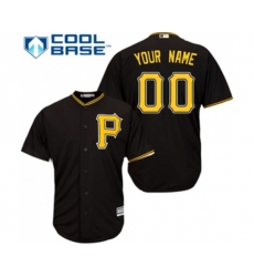 Pittsburgh Pirates Customized Replica Black Alternate Cool Base Baseball Jersey