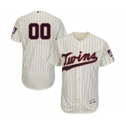 Minnesota Twins Customized Authentic Cream Alternate Flex Base Authentic Collection Baseball Jersey