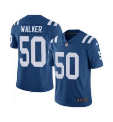 Indianapolis Colts #50 Anthony Walker Royal Blue Team Color Vapor Untouchable Limited Player Football Jersey Indianapolis Colts #50 Anthony Walker Royal Blue Team Color Vapor Untouchable Limited Player Football Jersey