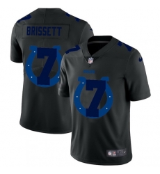 Indianapolis Colts #7 Jacoby Brissett Nike Team Logo Dual Overlap Limited NFL Jersey Black Indianapolis Colts #7 Jacoby Brissett Nike Team Logo Dual Overlap Limited NFL Jersey Black