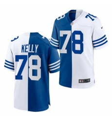 Indianapolis Colts #78 Ryan Kelly Nike Royal White Split Two Tone Jersey