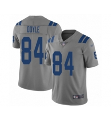 Indianapolis Colts #84 Jack Doyle Limited Gray Inverted Legend Football Jersey