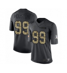 Indianapolis Colts #99 Justin Houston Limited Black 2016 Salute to Service Football Jersey