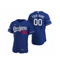Los Angeles Dodgers Custom Royal 2020 World Series Champions Authentic Jersey