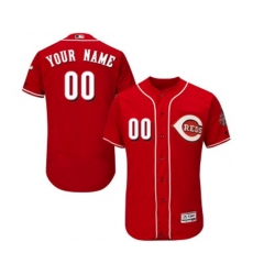 Cincinnati Reds Customized Red Alternate Flex Base Authentic Collection Baseball Jersey