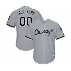 Chicago White Sox Customized Grey Road Flex Base Authentic Collection Baseball Jersey