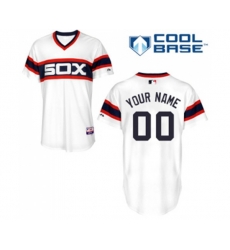Chicago White Sox Customized Replica White 2013 Alternate Home Cool Base Baseball Jersey