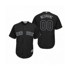 Boston Red Sox Custom Black 2019 Players Weekend Nickname Replica Jersey