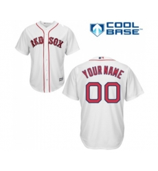Boston Red Sox Customized Replica White Home Cool Base Baseball Jersey