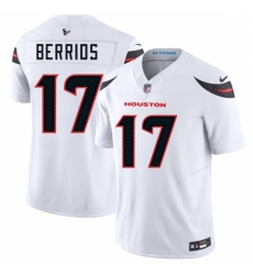 Houston Texans #17 Braxton Berrios White 2025 F.U.S.E. Vapor Limited Football Stitched Jersey