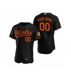 Baltimore Orioles Custom Nike Black Authentic 2020 Alternate Jersey