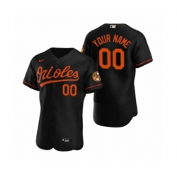 Baltimore Orioles Custom Nike Black Authentic 2020 Alternate Jersey