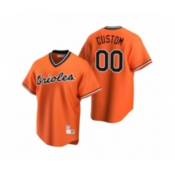 Baltimore Orioles Custom Nike Orange Cooperstown Collection Alternate Jersey