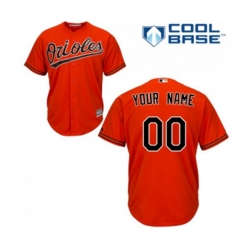 Baltimore Orioles Customized Replica Orange Alternate Cool Base Baseball Jersey
