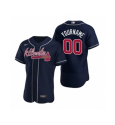 Atlanta Braves Custom Nike Navy Authentic 2020 Alternate Jerseys