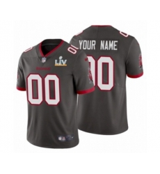 Tampa Bay Buccaneers #00 Custom Pewter 2021 Super Bowl LV Jersey