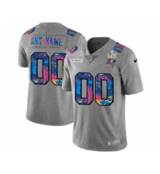 Tampa Bay Buccaneers Custom Gray Super Bowl LV Jersey Crucial Catch