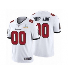 Tampa Bay Buccaneers Custom White Limited Jersey 2021 Super Bowl LV
