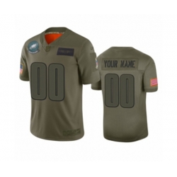 Philadelphia Eagles Customized Camo 2019 Salute to Service Limited Jersey