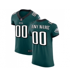 Philadelphia Eagles Customized Midnight Green Team Color Vapor Untouchable Elite Player Football Jersey