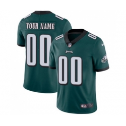 Philadelphia Eagles Customized Midnight Green Team Color Vapor Untouchable Limited Player Football Jersey
