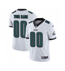 Philadelphia Eagles Customized White Vapor Untouchable Limited Player Football Jersey