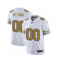 New Orleans Saints Customized White Team Logo Cool Edition Jersey
