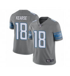 Detroit Lions #18 Jermaine Kearse Limited Steel Rush Vapor Untouchable Football Jersey