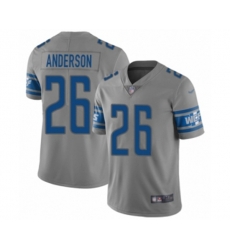 Detroit Lions #26 C.J. Anderson Limited Gray Inverted Legend Football Jersey