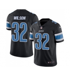 Detroit Lions #32 Tavon Wilson Limited Black Rush Vapor Untouchable Football Jersey