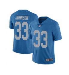 Detroit Lions #33 Kerryon Johnson Blue Alternate Vapor Untouchable Limited Player Football Jersey