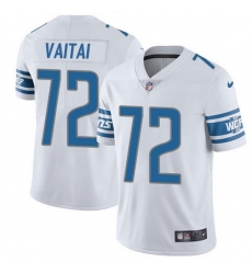 Detroit Lions #72 Halapoulivaati Vaitai White Stitched NFL Vapor Untouchable Limited Jersey