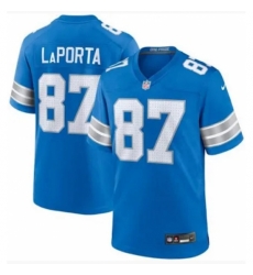 Detroit Lions #87 Sam Laporta Blue 2024 F.U.S.E. Vapor Limited Stitched Jersey