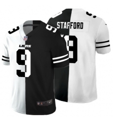 Detroit Lions #9 Matthew Stafford Black V White Peace Split Nike Vapor Untouchable Limited NFL Jersey