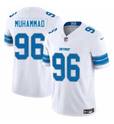 Detroit Lions #96 Al-Quadin Muhammad White 2025 F.U.S.E. Vapor Limited Football Stitched Jersey