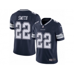 Dallas Cowboys #22 Emmitt Smith Vapor Untouchable Limited Navy Blue Team Color NFL Jersey