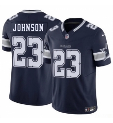 Dallas Cowboys 23 Buddy Johnson Navy 2025 F U S E Vapor Untouchable Limited Stitched Football Jersey