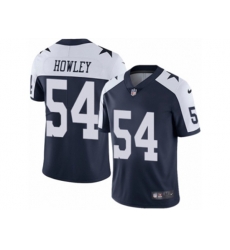 Dallas Cowboys #54 Chuck Howley Vapor Untouchable Limited Navy Blue Throwback Alternate NFL Jerseyy