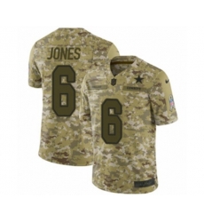 Dallas Cowboys #6 Chris Jones Limited Camo 2018 Salute to Service NFL Jersey