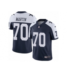 Dallas Cowboys #70 Zack Martin Vapor Untouchable Limited Navy Blue Throwback Alternate NFL Jersey