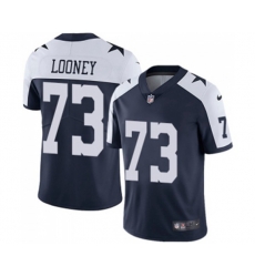 Dallas Cowboys #73 Joe Looney Navy Blue Throwback Alternate Vapor Untouchable Limited Player Football Jersey