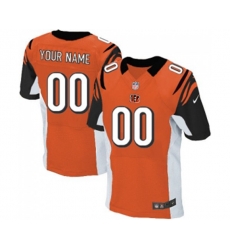 Cincinnati Bengals Customized Elite Orange Alternate Football Jersey