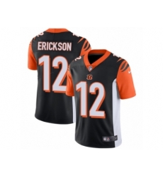 Cincinnati Bengals #12 Alex Erickson Black Team Color Vapor Untouchable Limited Player NFL Jersey