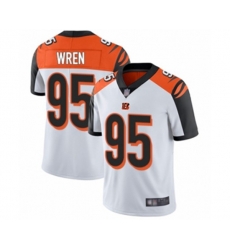 Cincinnati Bengals #95 Renell Wren White Vapor Untouchable Limited Player Football Jersey