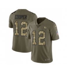 Arizona Cardinals #12 Pharoh Cooper Limited Olive Camo 2017 Salute to Service Football Jersey