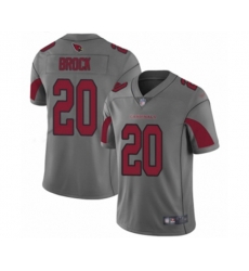 Arizona Cardinals #20 Tramaine Brock Limited Silver Inverted Legend Football Jersey