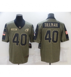 Arizona Cardinals #40 Pat Tillman Nike Olive 2021 Salute To Service Limited Player Jersey