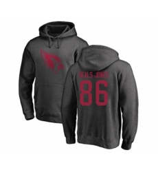 Arizona Cardinals #86 Ricky Seals-Jones Ash One Color Pullover Hoodie